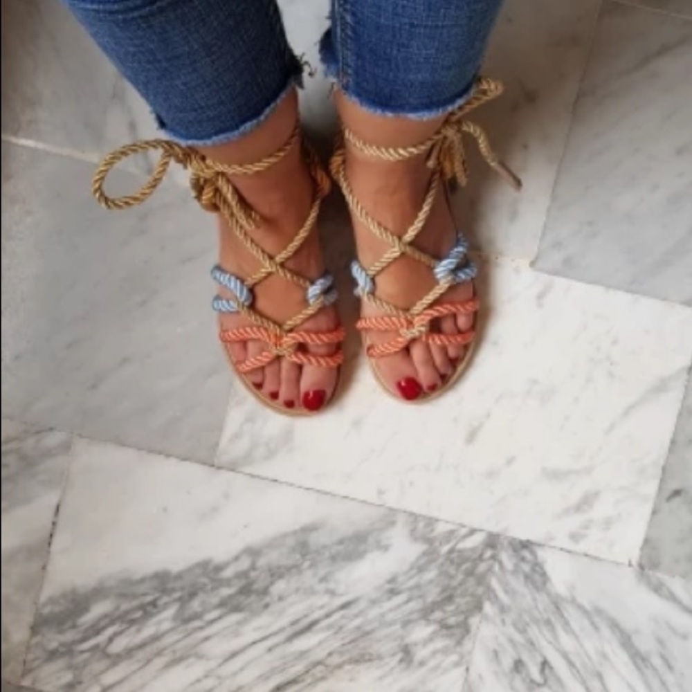 ❌SOLD❌Cute rope sandals - Picture 4 of 4